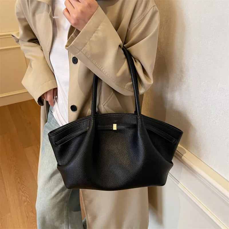 Grand sac à main cabas structuré Isaure