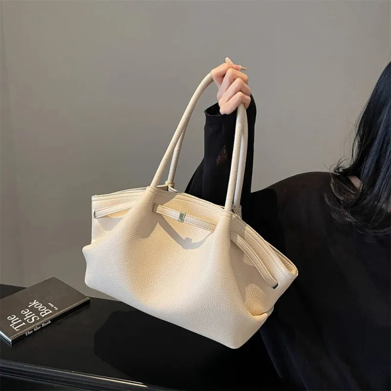 Grand sac à main cabas structuré Isaure