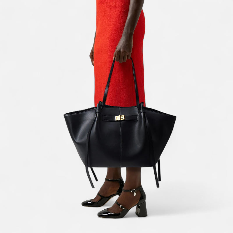 Grand sac à main de cours cabas Amandine