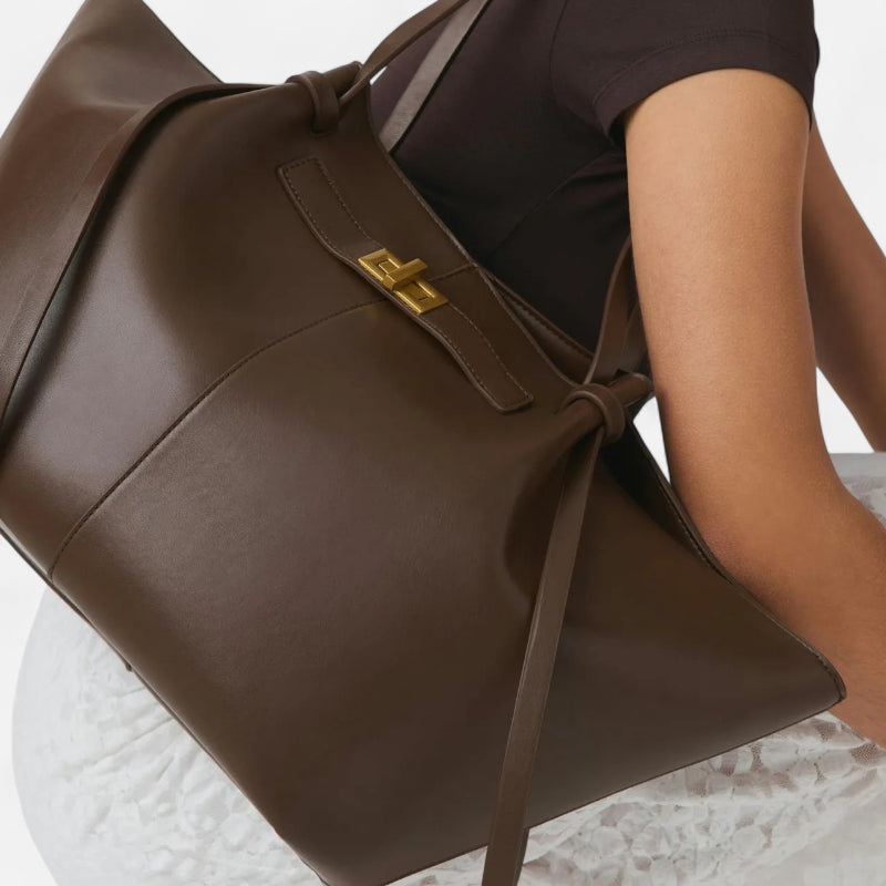 Grand sac à main de cours cabas Amandine