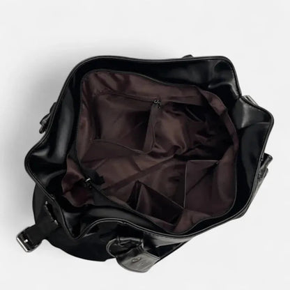 Grand sac à main de cours rétro souple à bandoulière Adélaïde