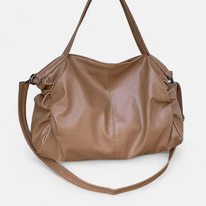 Grand sac à main de cours souple avec bandoulière Garance