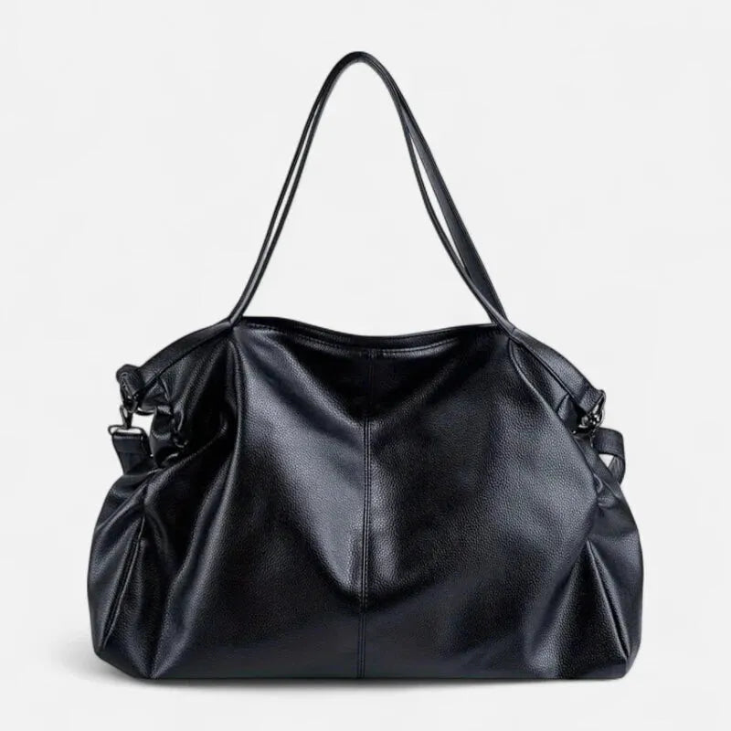 Grand sac à main de cours souple avec bandoulière Garance