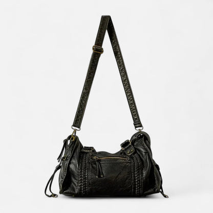 Grand sac à main de cours vintage à bandoulière Charlotte