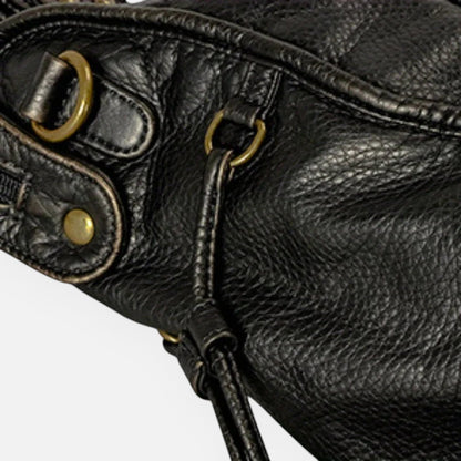 Grand sac à main de cours vintage à bandoulière Charlotte