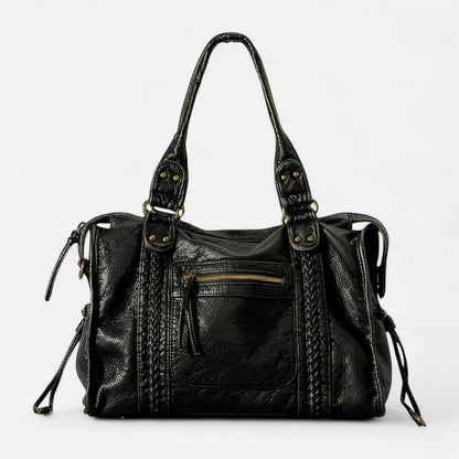 Grand sac à main de cours vintage à bandoulière Charlotte