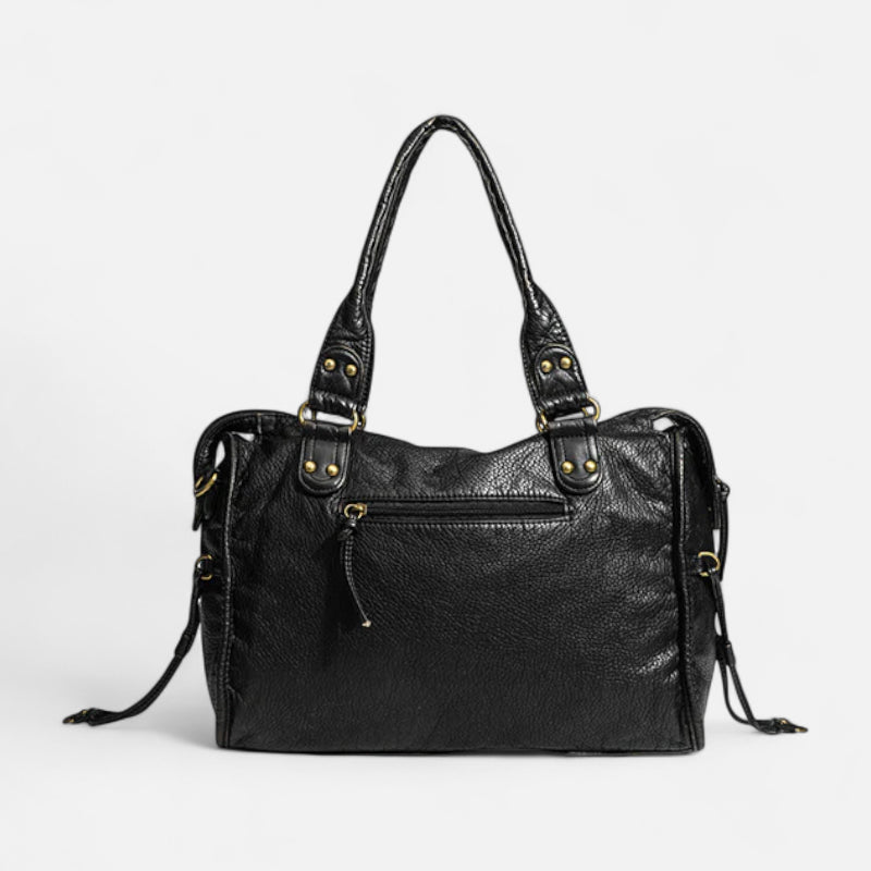 Grand sac à main de cours vintage à bandoulière Charlotte