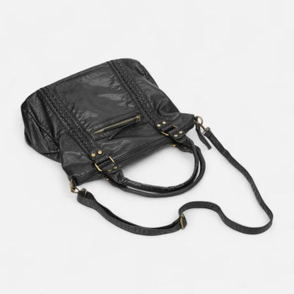 Grand sac à main de cours vintage à bandoulière Clara