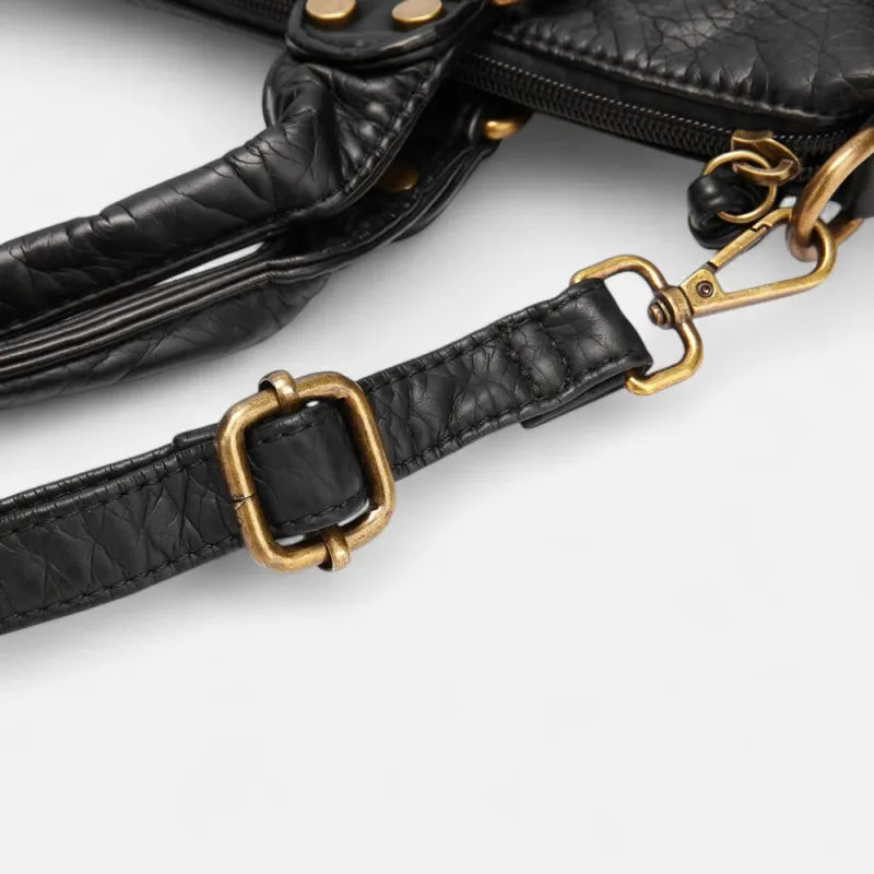 Grand sac à main de cours vintage à bandoulière Clara