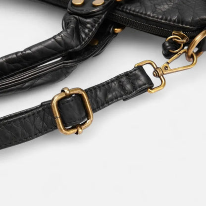 Grand sac à main de cours vintage à bandoulière Clara