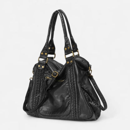 Grand sac à main de cours vintage à bandoulière Clara