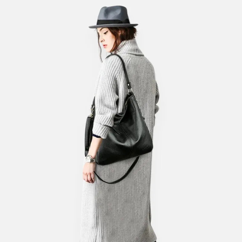 Grand sac à main hobo bandoulière Valentina