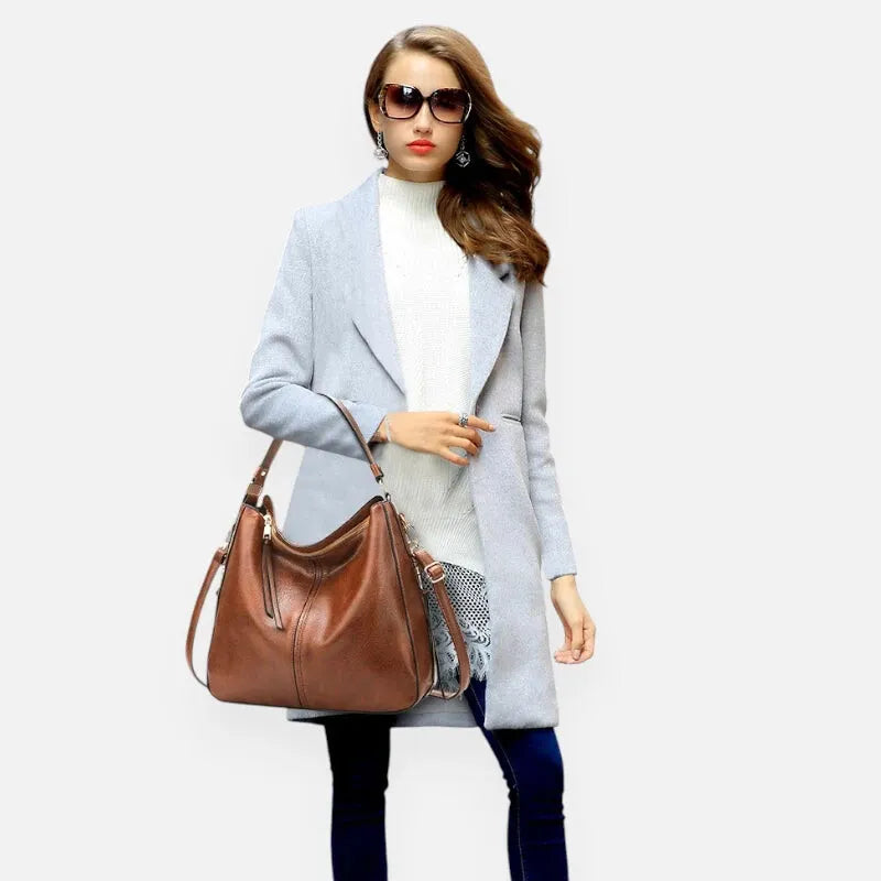 Grand sac à main hobo bandoulière Valentina