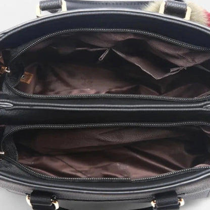 Petit sac à main bandoulière avec son charms pompon Louna