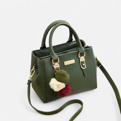 Petit sac à main bandoulière avec son charms pompon Louna