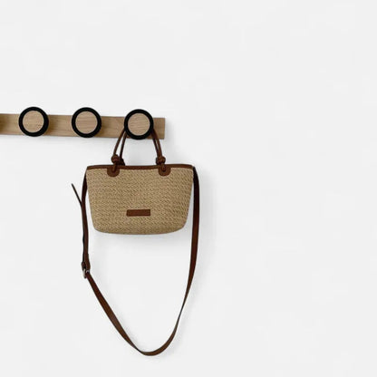 Petit sac à main bandoulière en paille Sienna