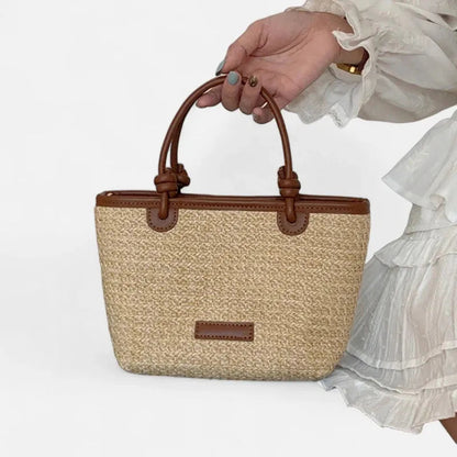 Petit sac à main bandoulière en paille Sienna