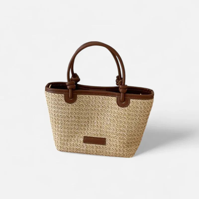 Petit sac à main bandoulière en paille Sienna