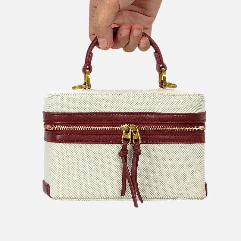 Petit sac à main bandoulière en toile Artemis