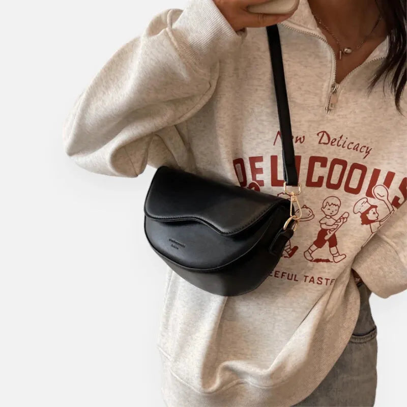 Sac à main banane demi-lune Adriana