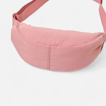 Sac à main banane demi-lune en tissu tendance Monique