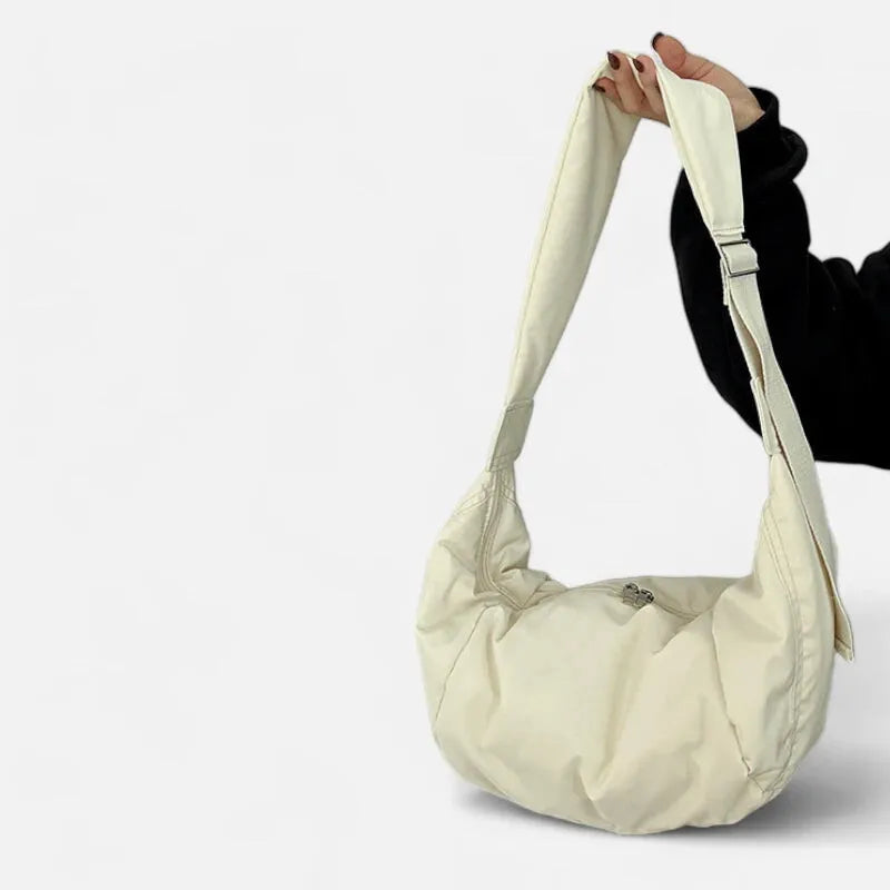 Sac à main banane XL en coton tendance Gisèle