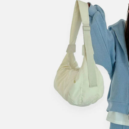 Sac à main banane XL en coton tendance Gisèle