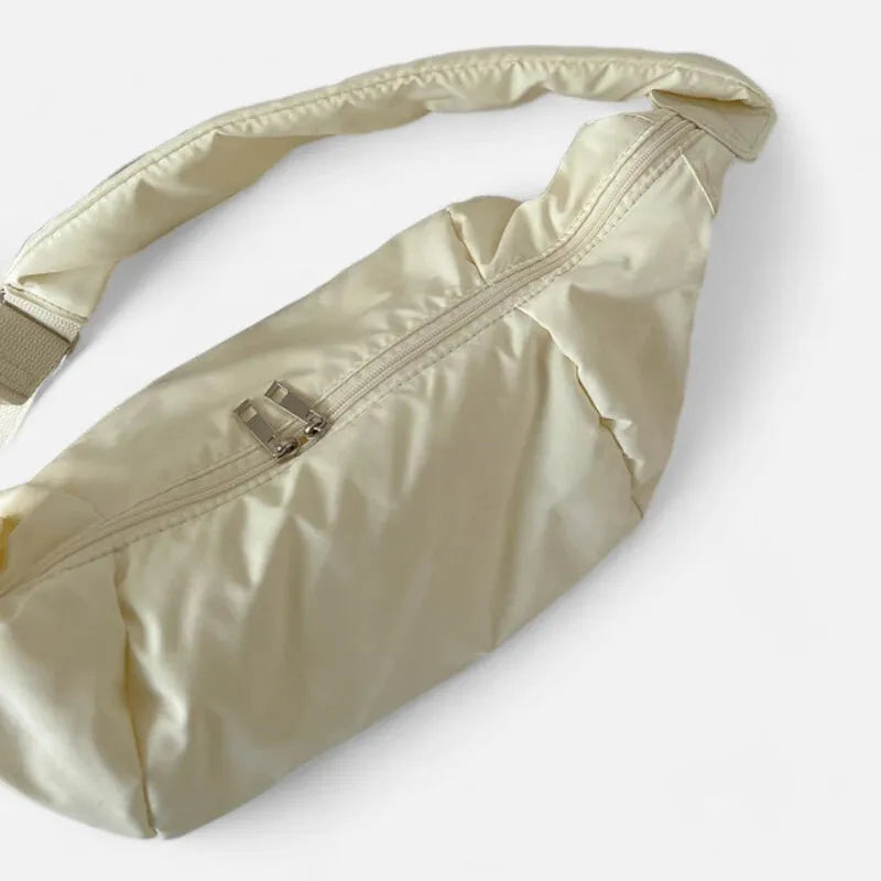 Sac à main banane XL en coton tendance Gisèle