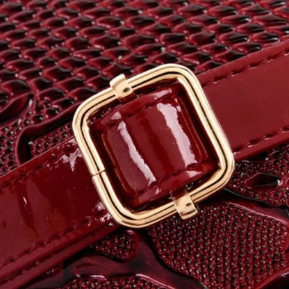 Sac à main bandoulière brillant et texturé Bianca