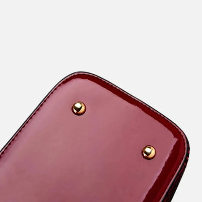 Sac à main bandoulière brillant et texturé Bianca