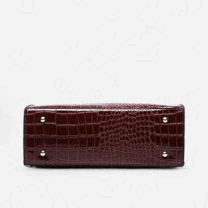 Sac à main bandoulière imitation croco Diane