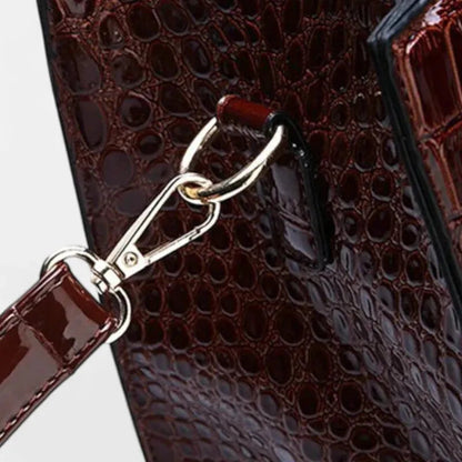 Sac à main bandoulière imitation croco Diane