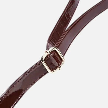 Sac à main bandoulière imitation croco Diane