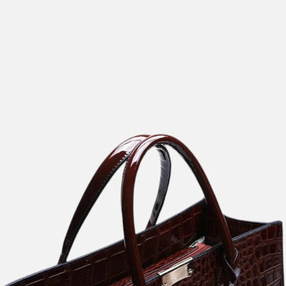 Sac à main bandoulière imitation croco Diane