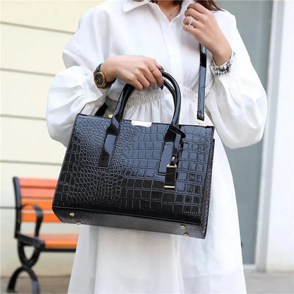 Sac à main bandoulière imitation croco Diane