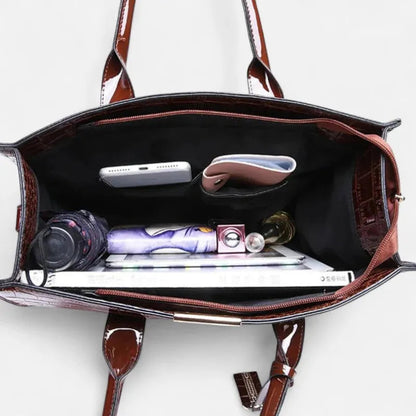 Sac à main bandoulière imitation croco Diane