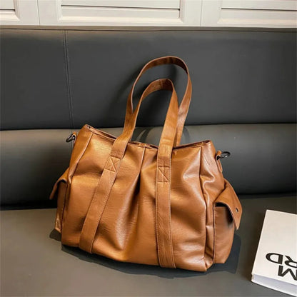 Sac à main bandoulière rétro de cours souple Lucie