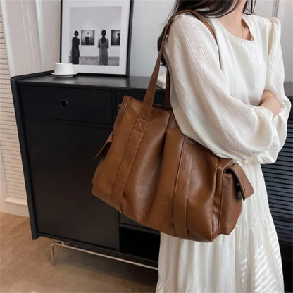 Sac à main bandoulière rétro de cours souple Lucie