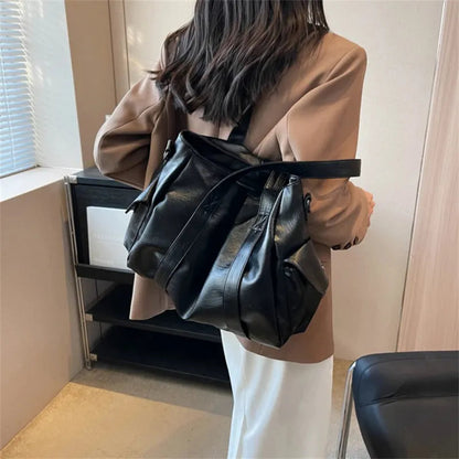 Sac à main bandoulière rétro de cours souple Lucie