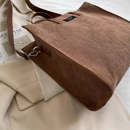 Sac à main cabas bandoulière en velours Julia