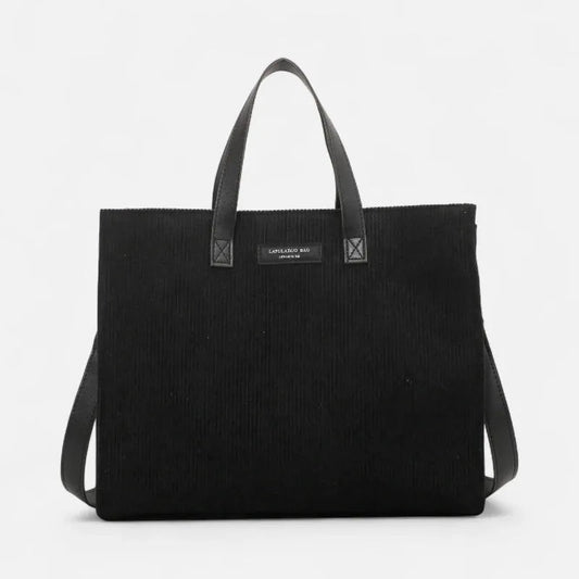 Sac à main cabas bandoulière en velours Julia