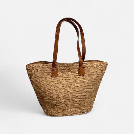 Sac à main cabas en paille Thelma