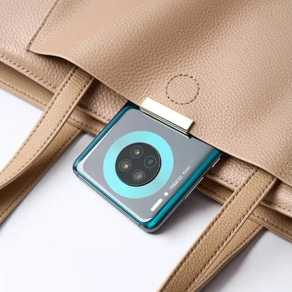 Sac à main cabas grandes poches avant et arrière Romy