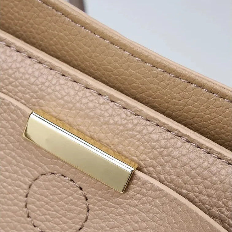 Sac à main cabas grandes poches avant et arrière Romy