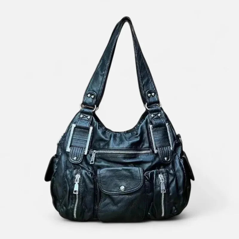 Sac à main de cours vintage et souple à bandoulière Garance