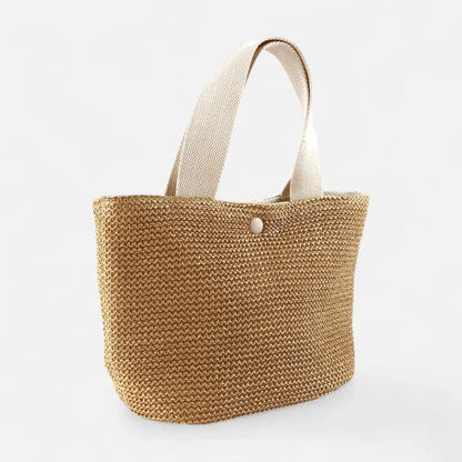 Sac à main en paille tressée Stella