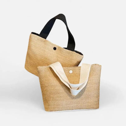 Sac à main en paille tressée Stella