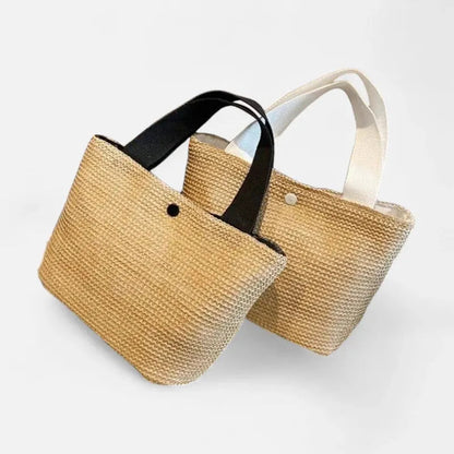 Sac à main en paille tressée Stella