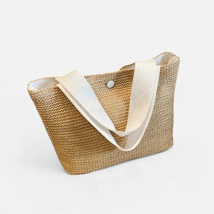 Sac à main en paille tressée Stella