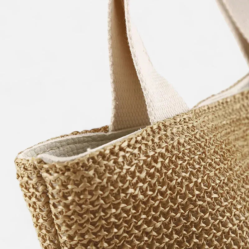 Sac à main en paille tressée Stella